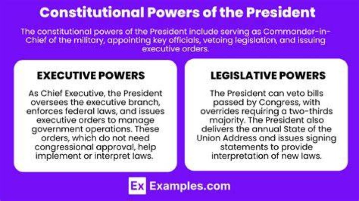 What are the three forms of presidential powers?
