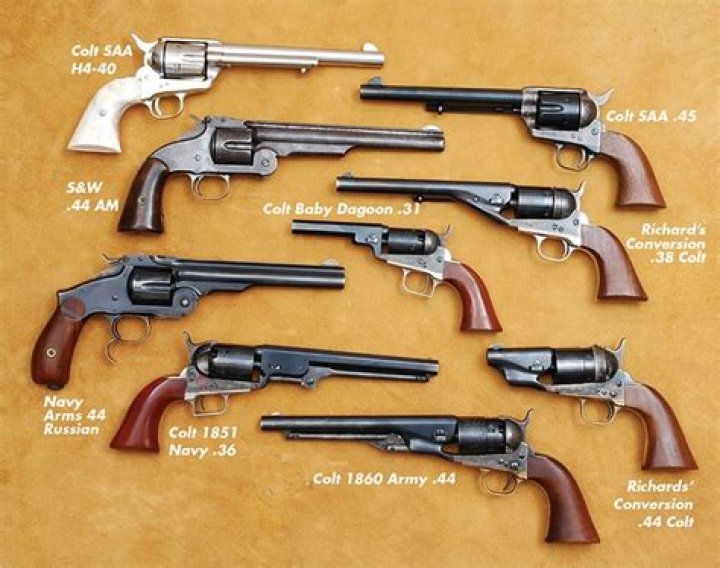 What caliber revolver was used in the Old West?
