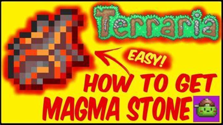 What can you make with a magma stone in Terraria