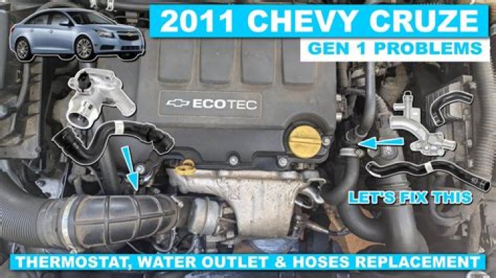 What causes a 2011 Chevy Cruze to overheat?