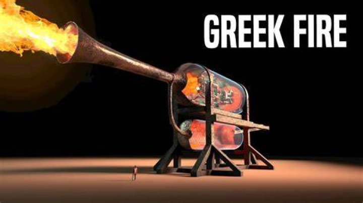 What color is Greek fire?