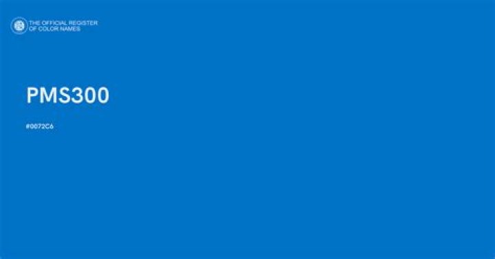 What color is pms300