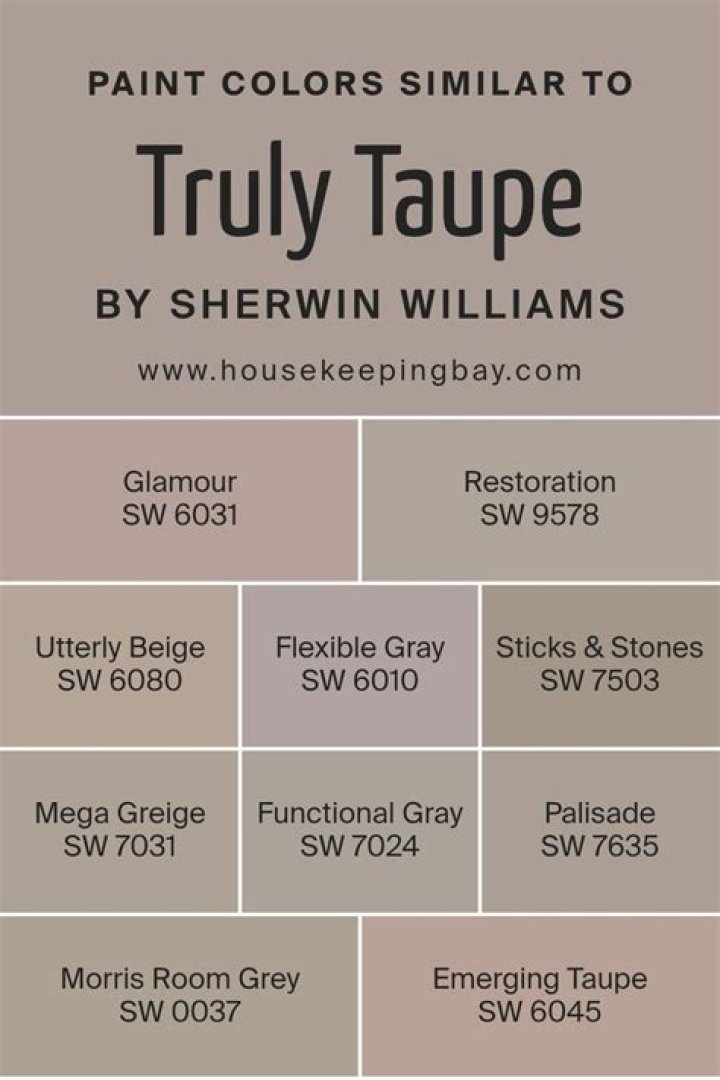 What colors go with poised taupe?