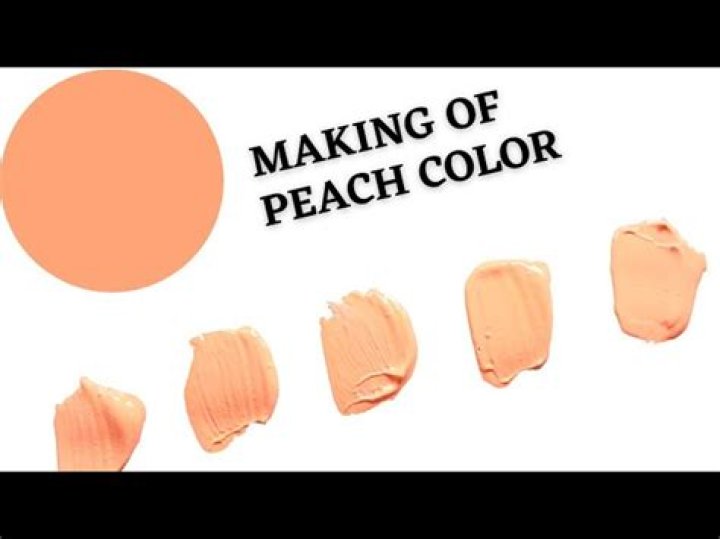 What colors make peach food coloring