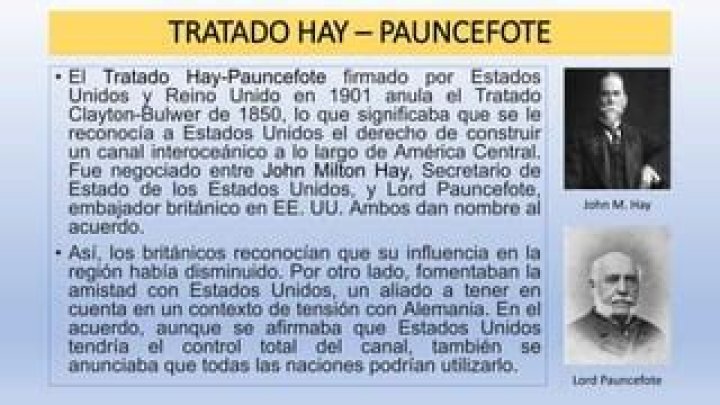 What did the hay Pauncefote Treaty do?