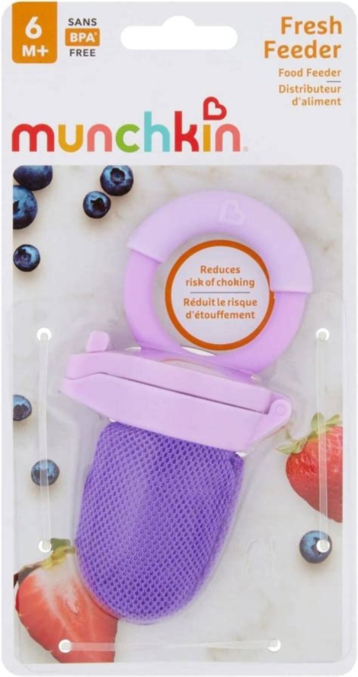 What do you put in Munchkin Fresh Food Feeder?