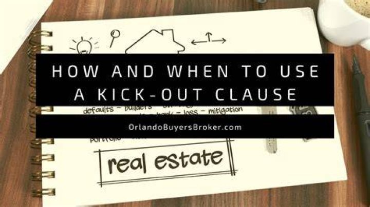 What does a kick out clause mean?