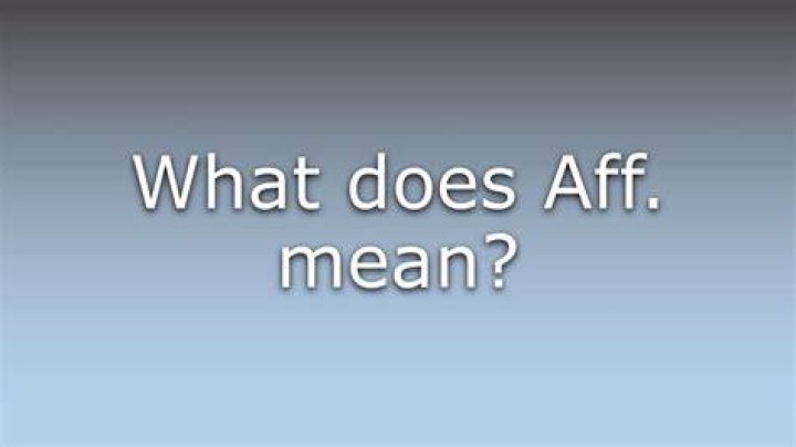 What does AFF D sub nom mean?