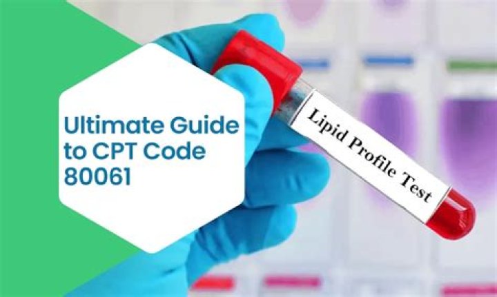 What does CPT code 80061 mean?