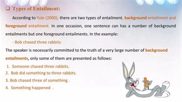 What does Entailments are bad mean?