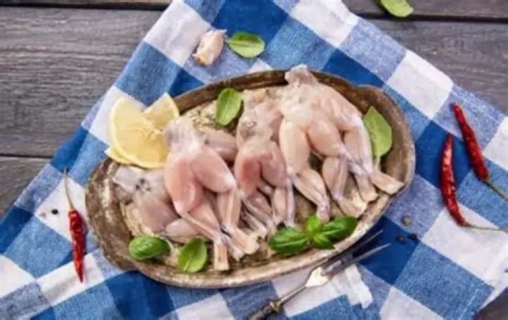 What does frog meat taste like?