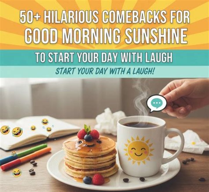 what does good morning sunshine mean?
