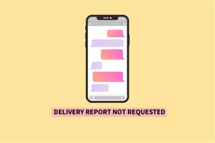 What does it mean if delivery report not requested?