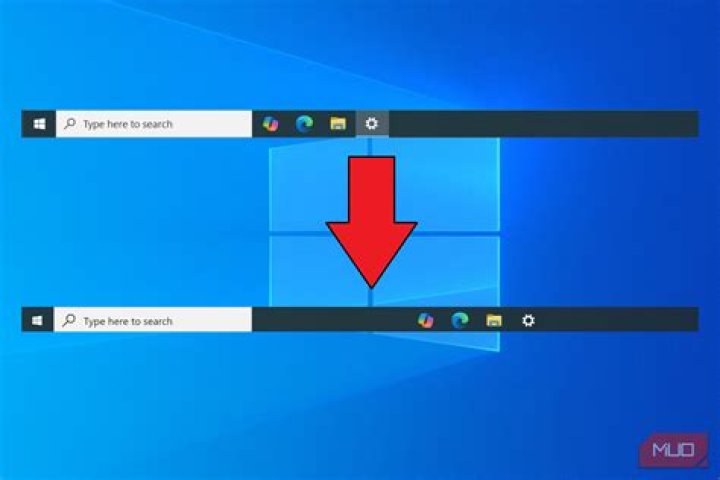 What does it mean to lock the taskbar?