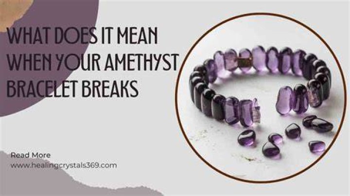 What does it mean when your mal de ojo bracelet breaks?