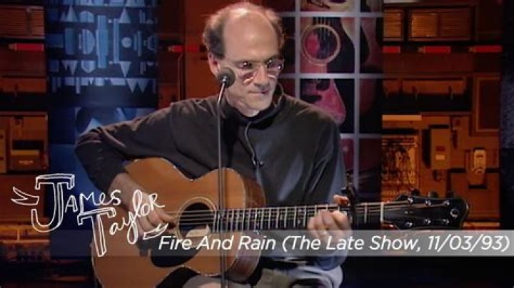 What does James Taylor’s Fire and Rain mean?