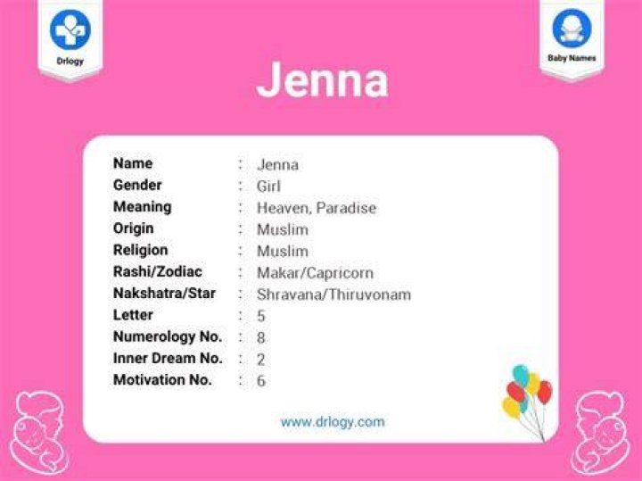 What does Jenna mean in the Bible?