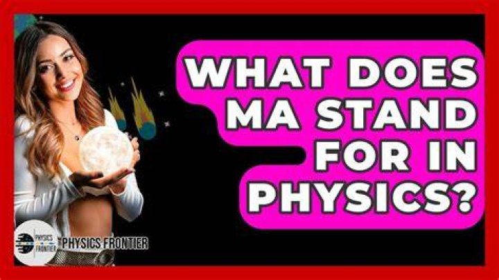 What does mA stand for in physics?