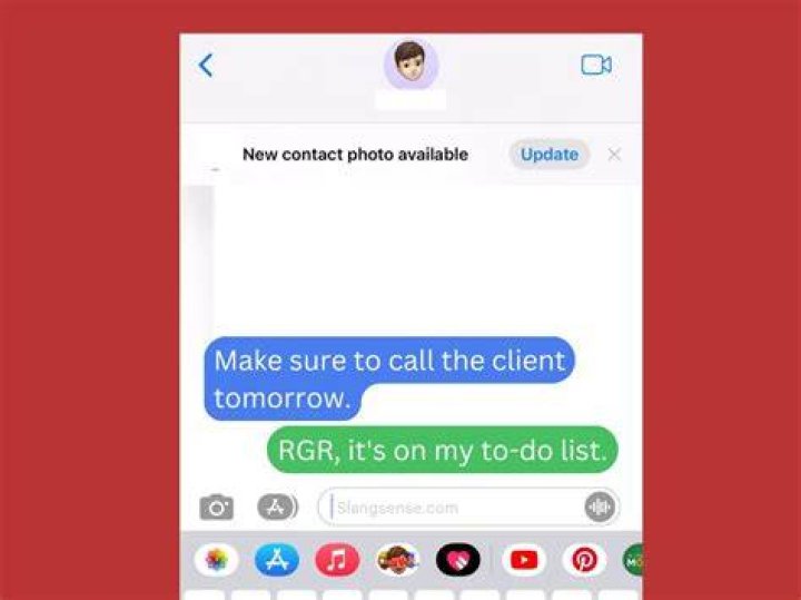 What does RGR mean?