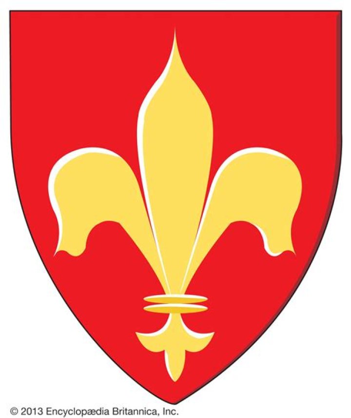 What does the fleur-de-lis represent Why is it featured on the coat of arms of British rulers?
