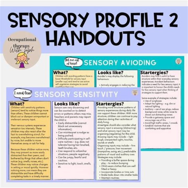 What does the sensory profile 2 measure?