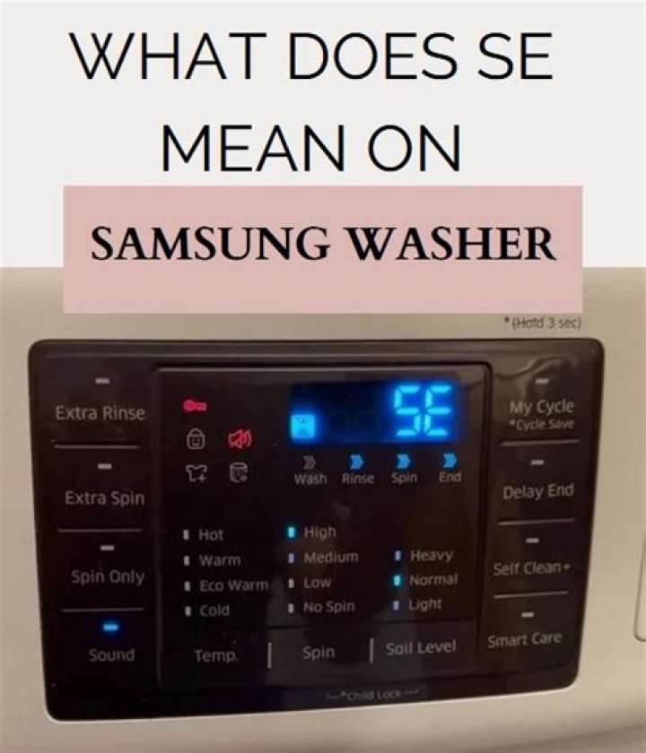 What does u6 mean on a Samsung washing machine?