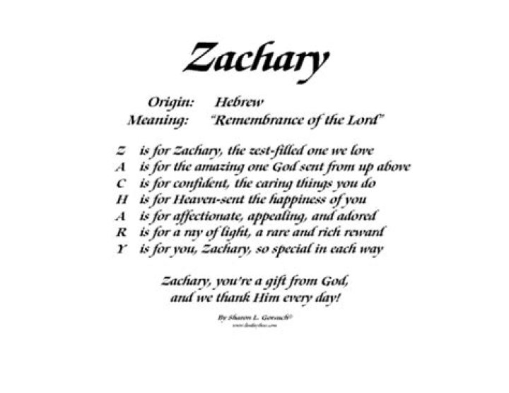 What does Zachery mean?