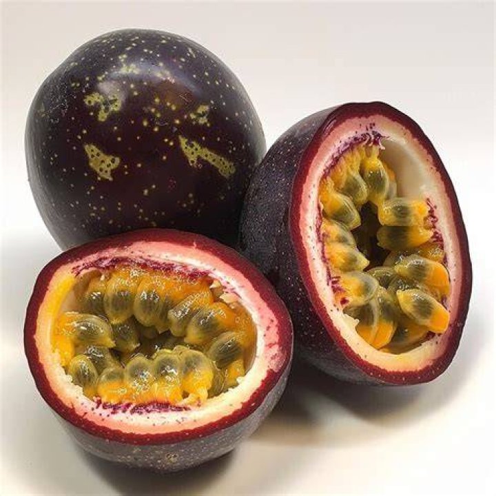 What fruit is purple inside?