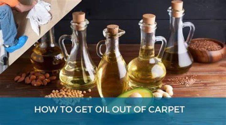 What gets baby oil out of carpet?