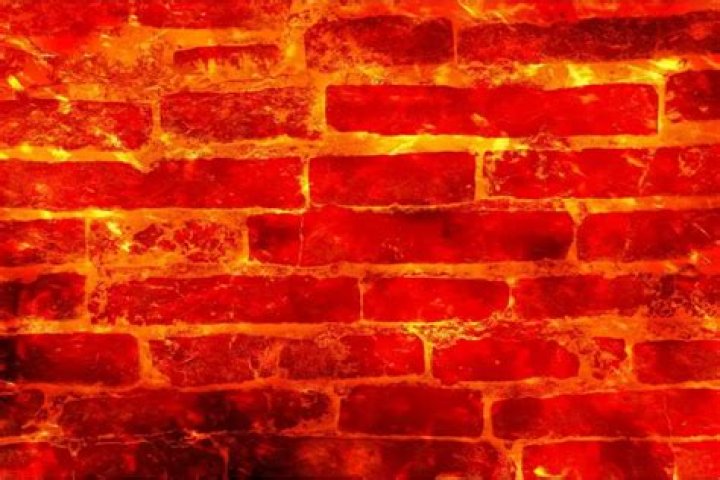 What happens to bricks in a fire?