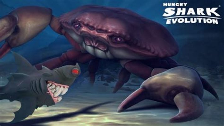 What happens when you kill the giant crab in hungry shark?