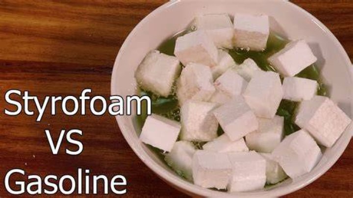 What happens when you mix Styrofoam and gasoline?
