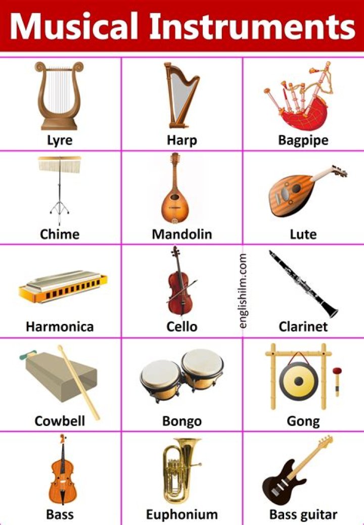 What instruments use a reed?