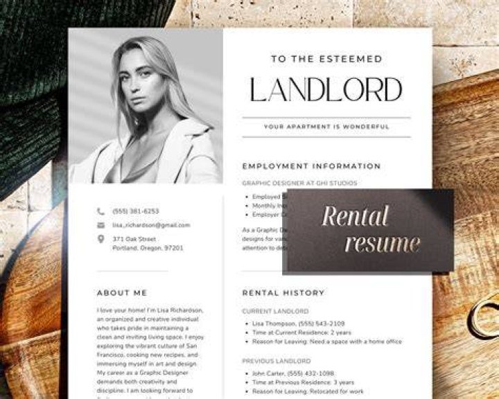 What is a rental resume?