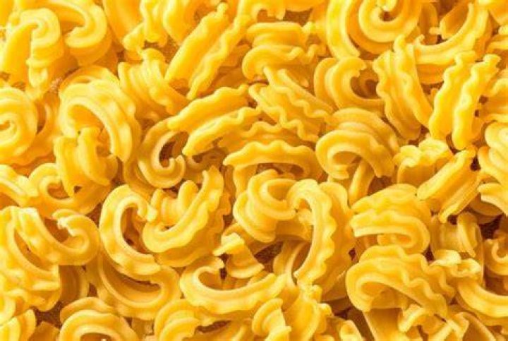 What is a tubular pasta called?