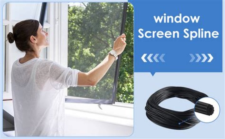 What is a window screen spline?