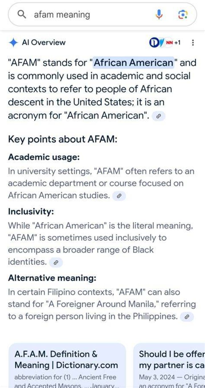What is Afam army?