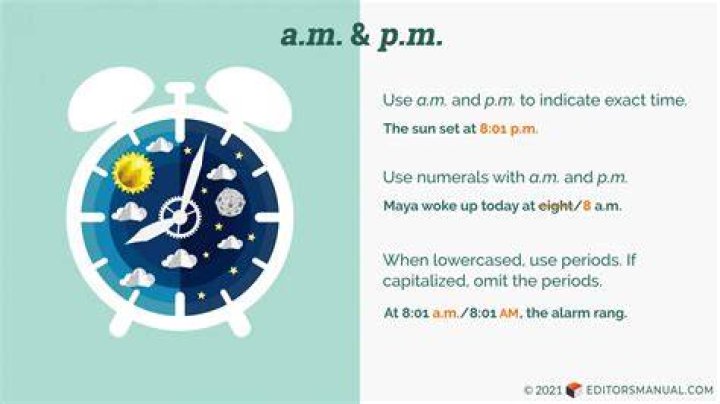What is AM and PM means?