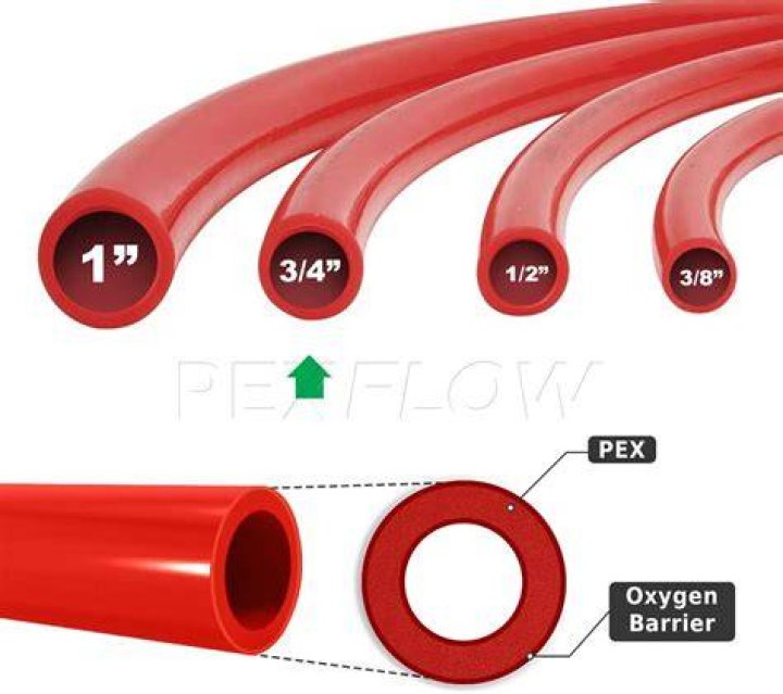 What is an oxygen barrier in PEX tubing?