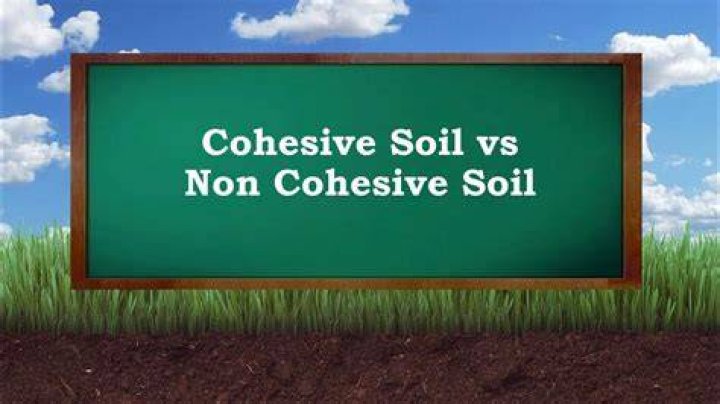 What is cohesive soil and non cohesive soil?
