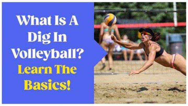 What is dig in volleyball?