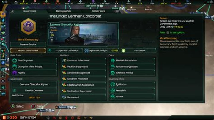 What is governing ethics attraction Stellaris?