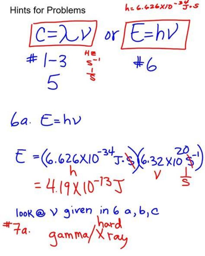 What is H in E hv?