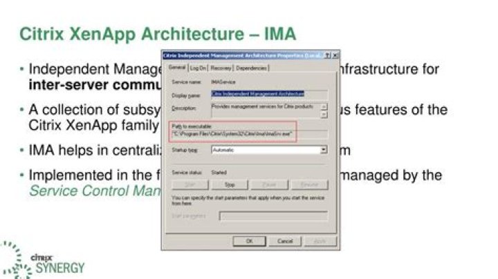 What is IMA Citrix?