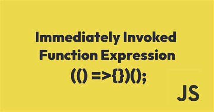 What is immediately invoked function expression in JavaScript?