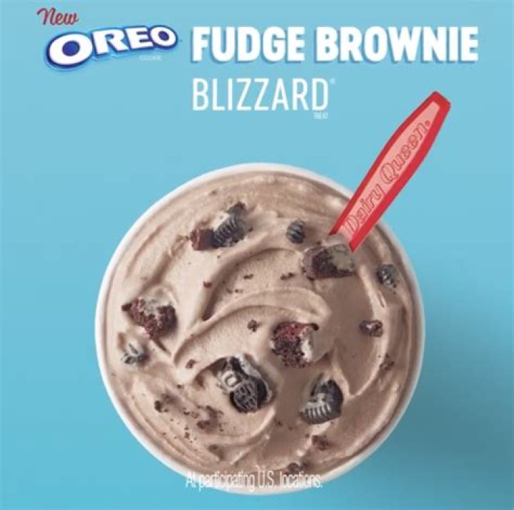 What is in a brownie batter Blizzard?