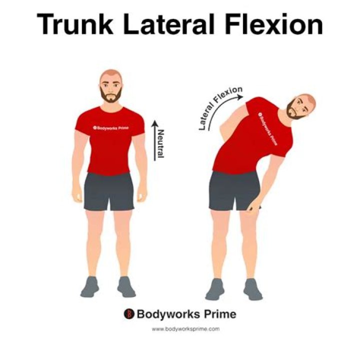 What is lateral trunk flexion?