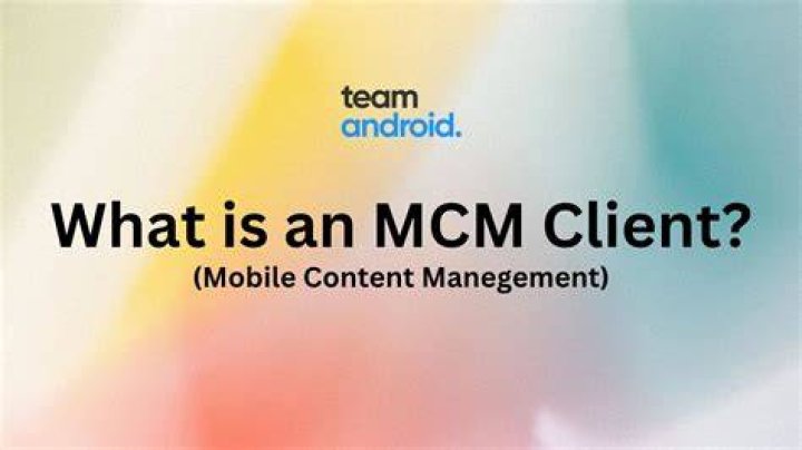 What is mcm client installing?
