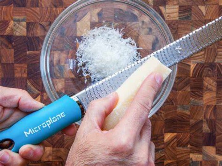 What is Microplaned Parmesan cheese?