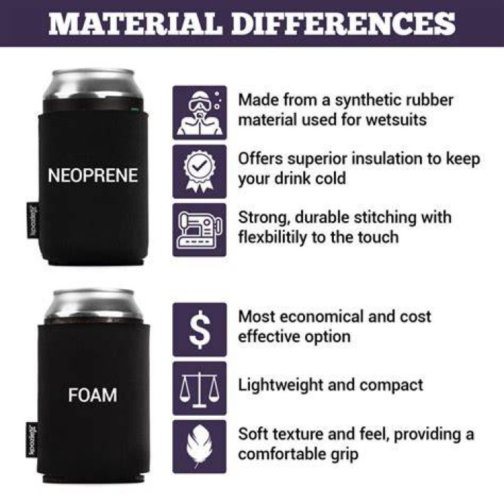 What is neoprene koozies?